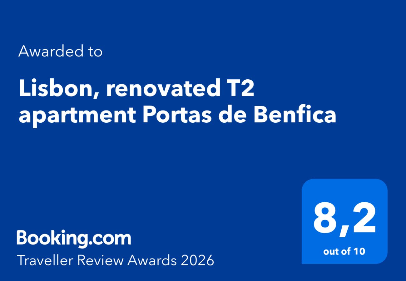 Apartamento em Amadora -  Lisboa, renovado apartamento T2 junto às Portas de Benfica