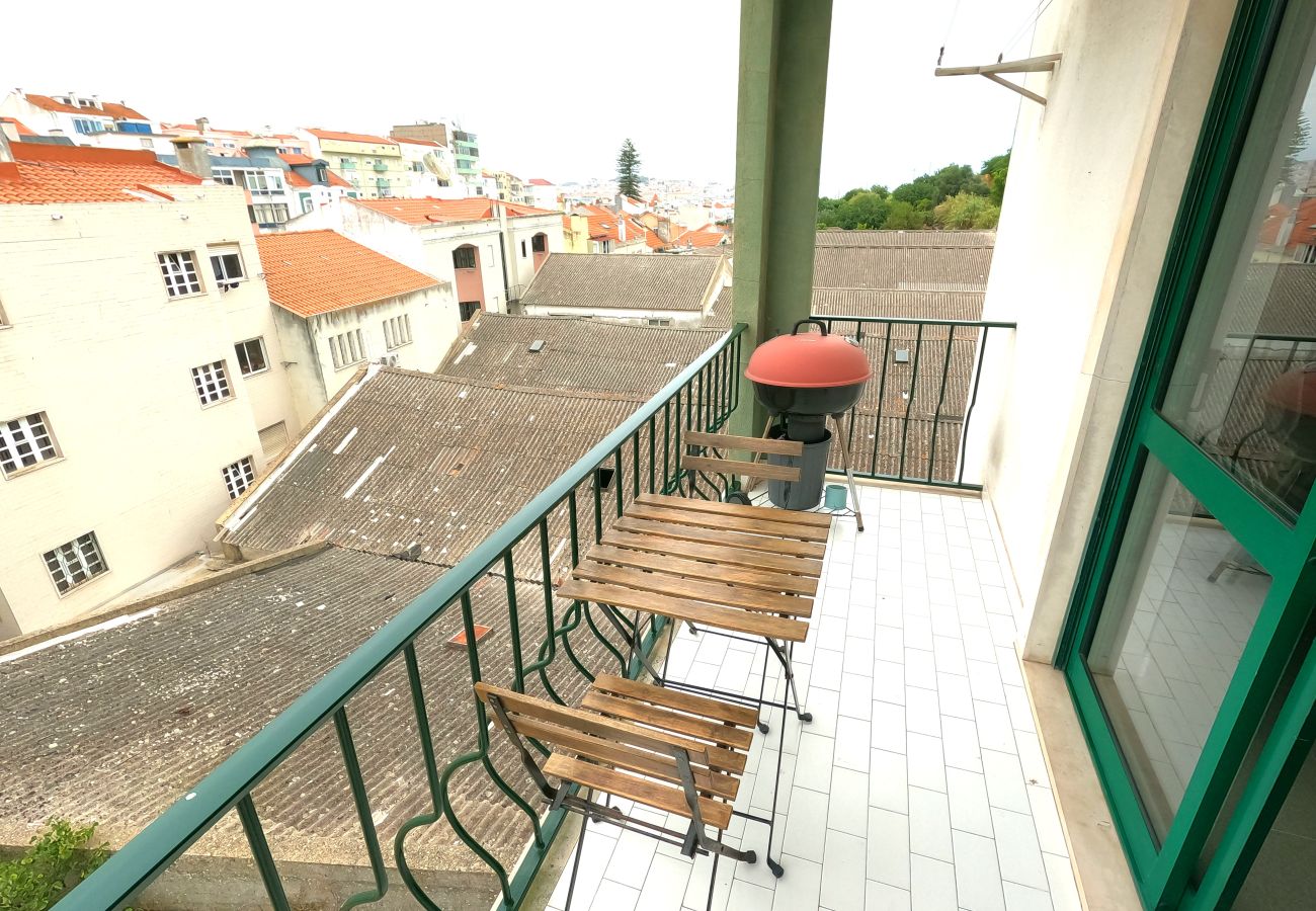 Apartamento em Almada - T1 Cacilhas - Varanda e vista rio, Almada, Lisboa