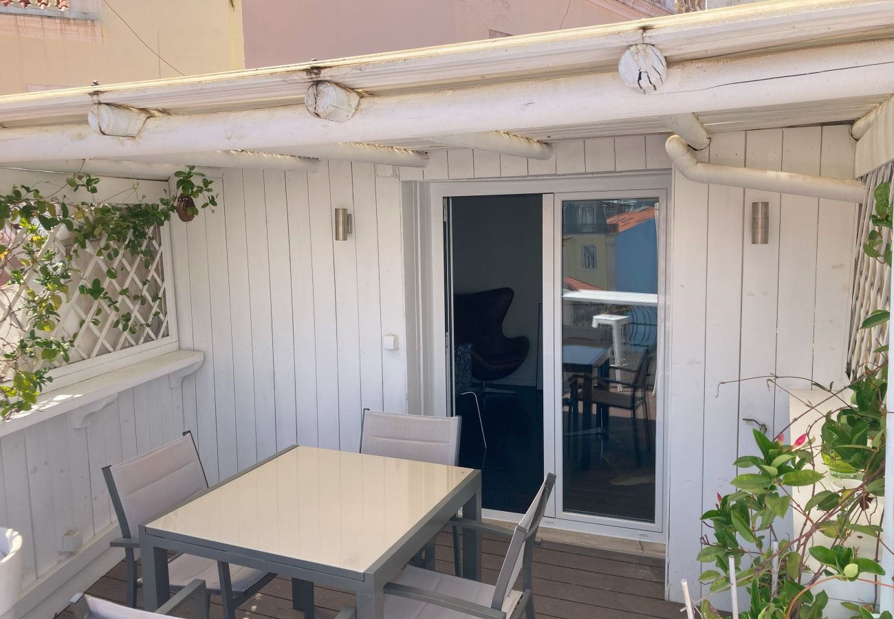 Apartment in Lisbon - Lisboa, Fabuloso apartamento T2 c/ terraço junto ao Rossio, Lisboa