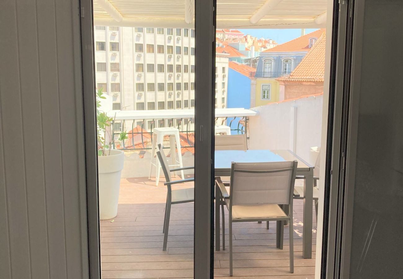 Apartment in Lisbon - Lisboa, Fabuloso apartamento T2 c/ terraço junto ao Rossio, Lisboa