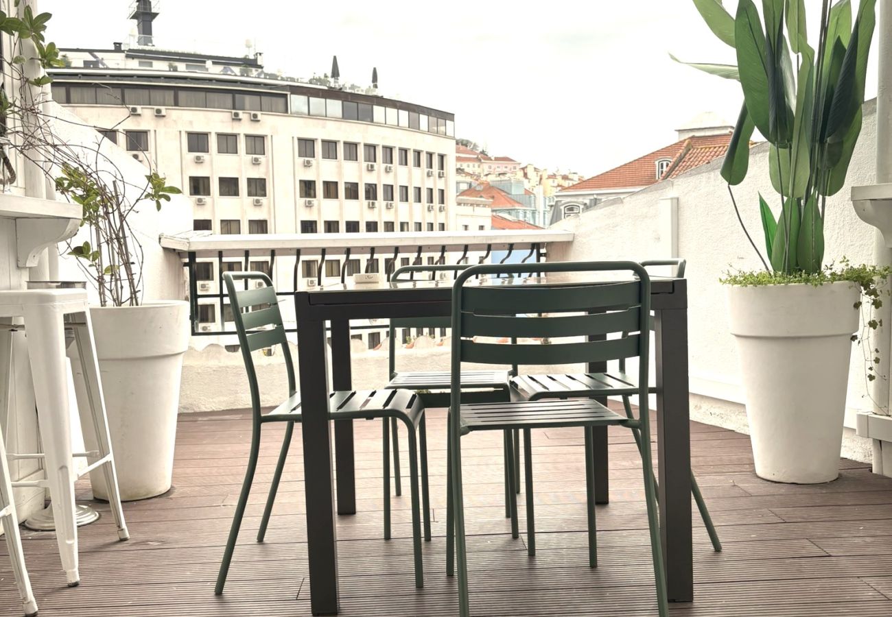 Apartment in Lisbon - Lisboa, Fabuloso apartamento T2 c/ terraço junto ao Rossio, Lisboa