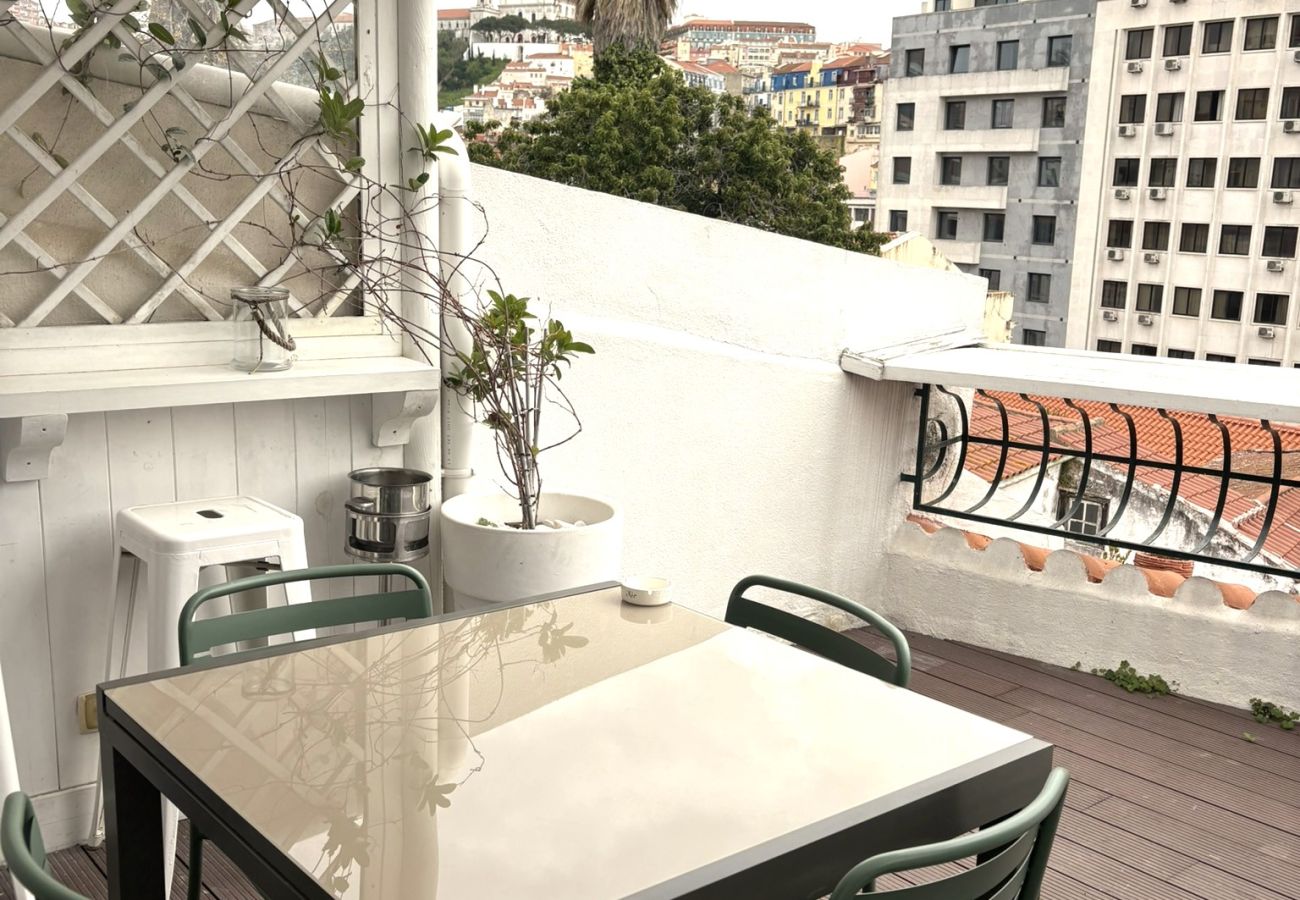 Apartment in Lisbon - Lisboa, Fabuloso apartamento T2 c/ terraço junto ao Rossio, Lisboa